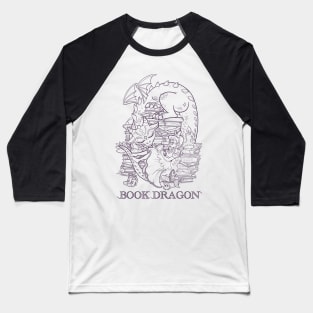 Book Dragon Baseball T-Shirt